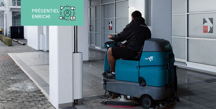 Techniques professionnelles, autolaveuse autoportée